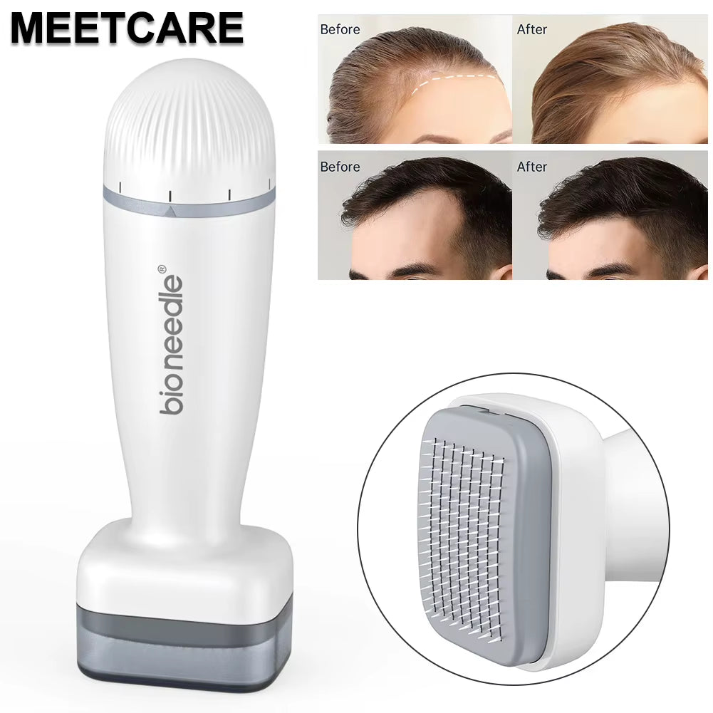 Bio 120Pin Derma Roller Stamp Adjust Needle Derma Microneedle Pen for Beard Hair Growth Microneedling Dermaroller Skin Care