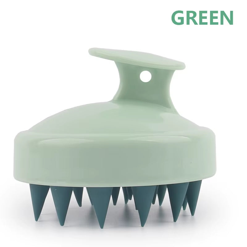 Silicone Shampoo Brush Scalp Antipruritic Massage Hair Washing Combs Body Cleansing Exfoliator Bathing Brushes Hairdressing Tool