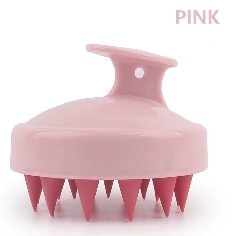 Silicone Shampoo Brush Scalp Antipruritic Massage Hair Washing Combs Body Cleansing Exfoliator Bathing Brushes Hairdressing Tool