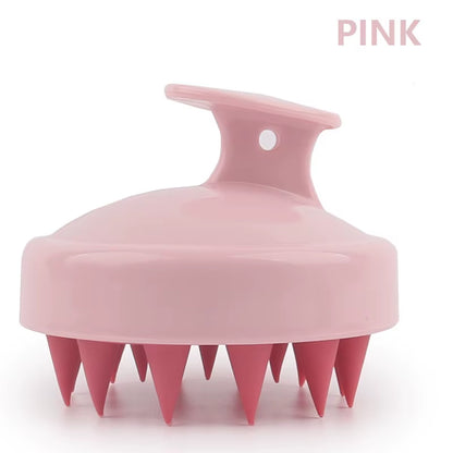 Silicone Shampoo Brush Scalp Antipruritic Massage Hair Washing Combs Body Cleansing Exfoliator Bathing Brushes Hairdressing Tool