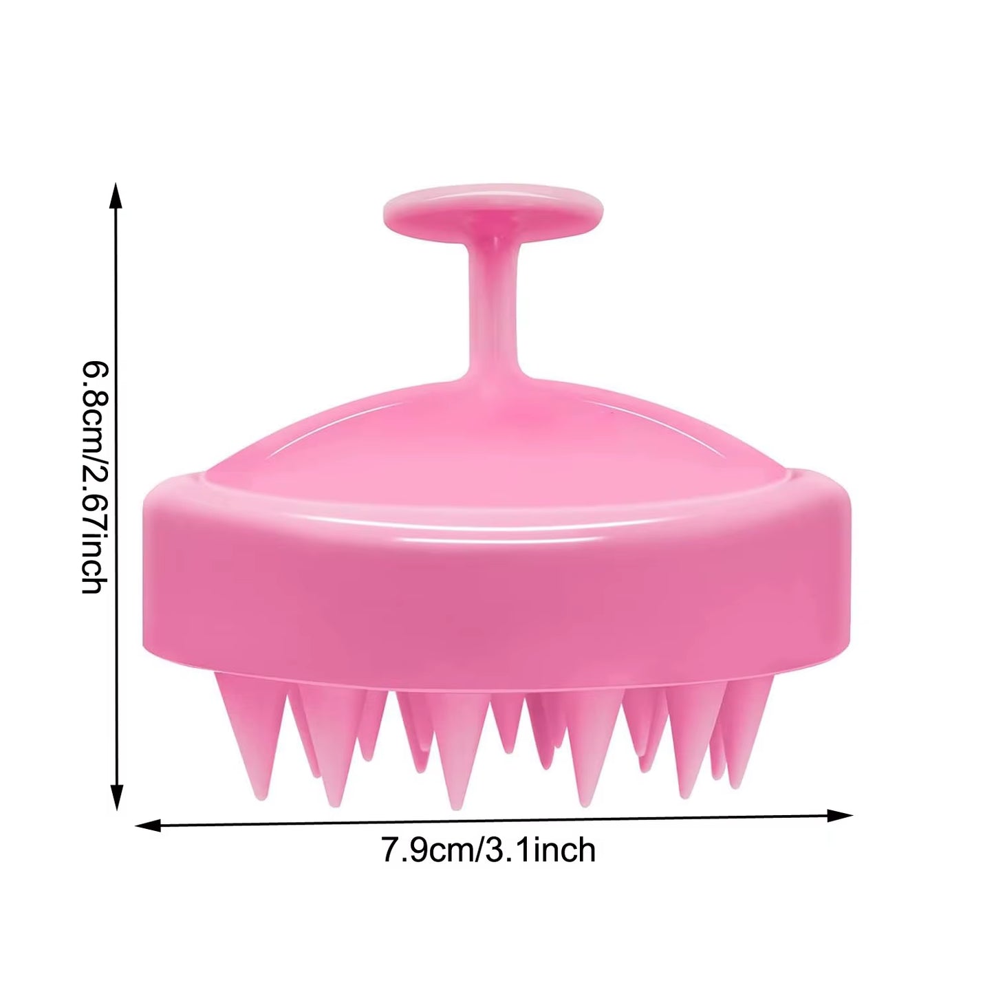 Scalp Massager Hair Growth, Soft Silicone Scalp Scrubber Shampoo Brush for Exfoliation, Dandruff Removal Head Massage Brush