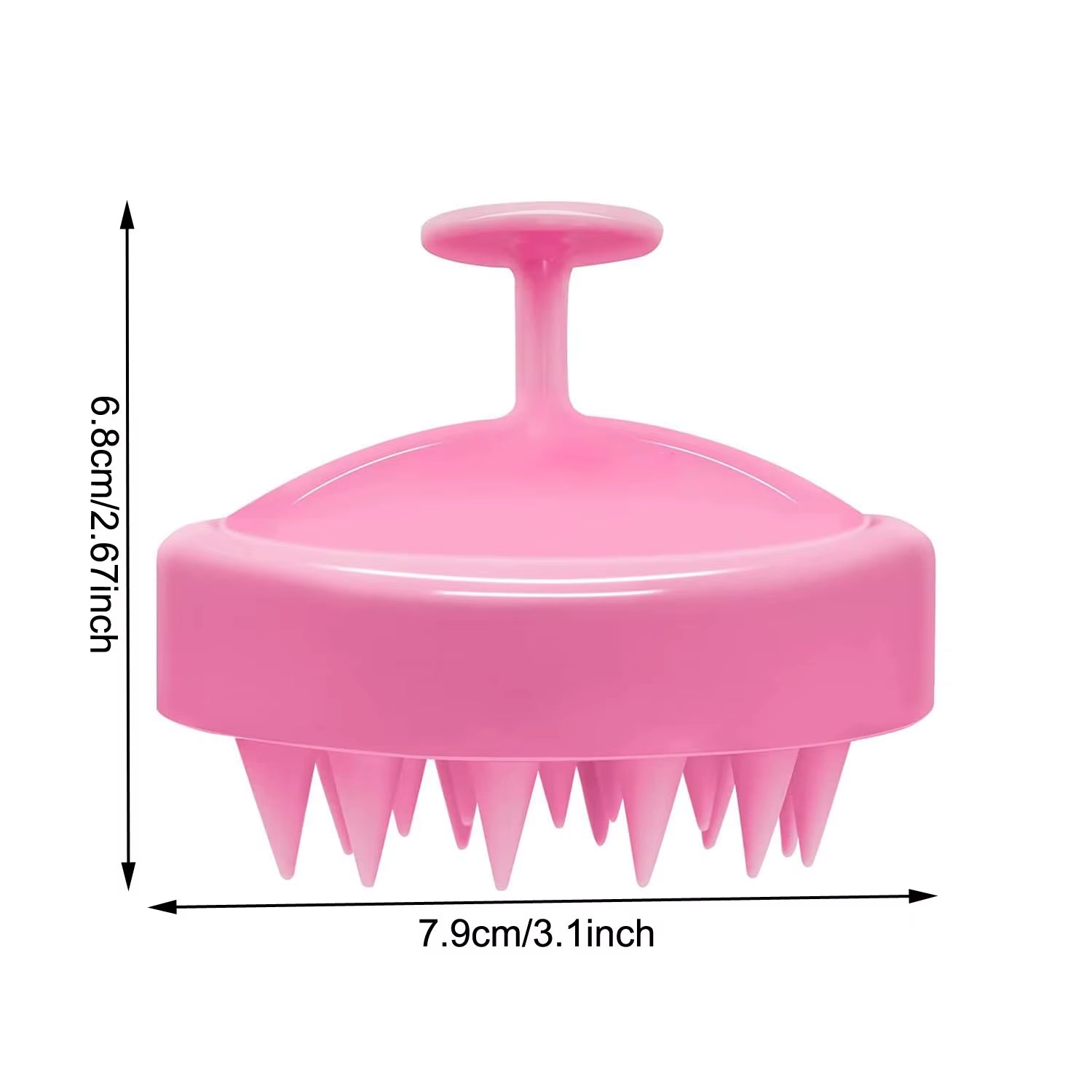 Scalp Massager Hair Growth, Soft Silicone Scalp Scrubber Shampoo Brush for Exfoliation, Dandruff Removal Head Massage Brush