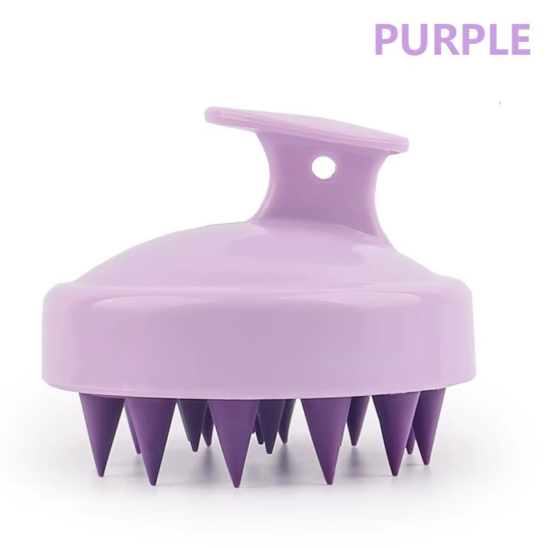 Silicone Shampoo Brush Scalp Antipruritic Massage Hair Washing Combs Body Cleansing Exfoliator Bathing Brushes Hairdressing Tool